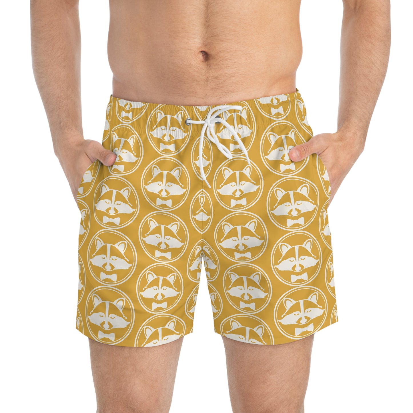Dapper & Dangerous Swim Trunks - Goldenrod