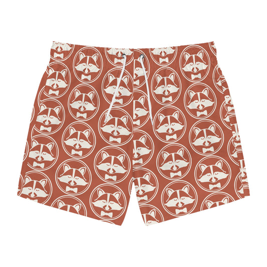 Dapper & Dangerous Swim Trunks - Rust