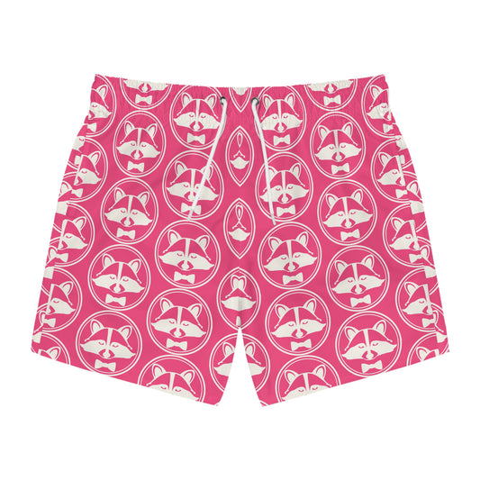 Dapper & Dangerous Swim Trunks - Crunchberry