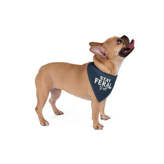 Feral State of Mind Pet Bandana - Slate
