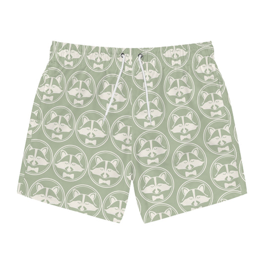 Dapper & Dangerous Swim Trunks - Sage