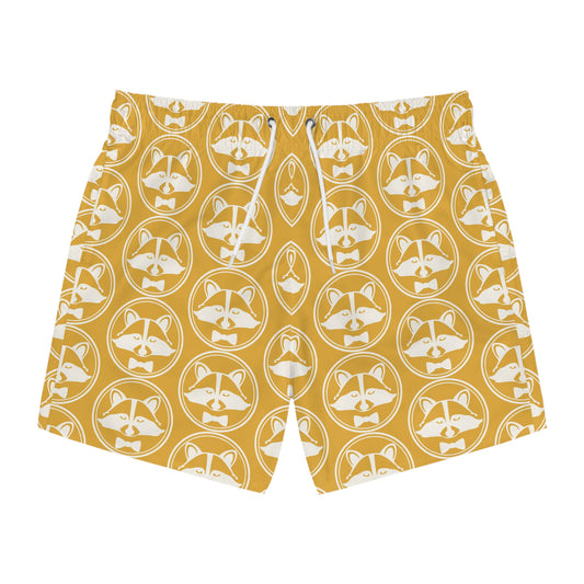 Dapper & Dangerous Swim Trunks - Goldenrod