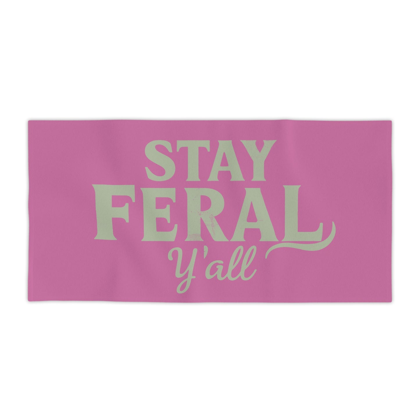 Feral State of Mind Beach Towel