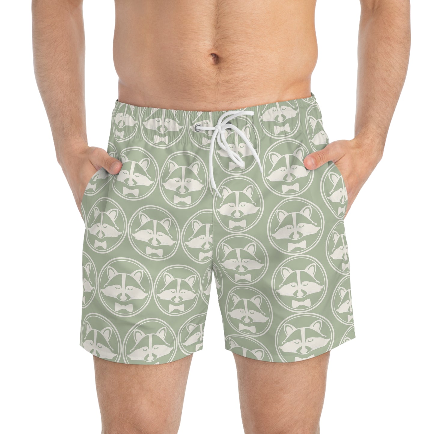 Dapper & Dangerous Swim Trunks - Sage