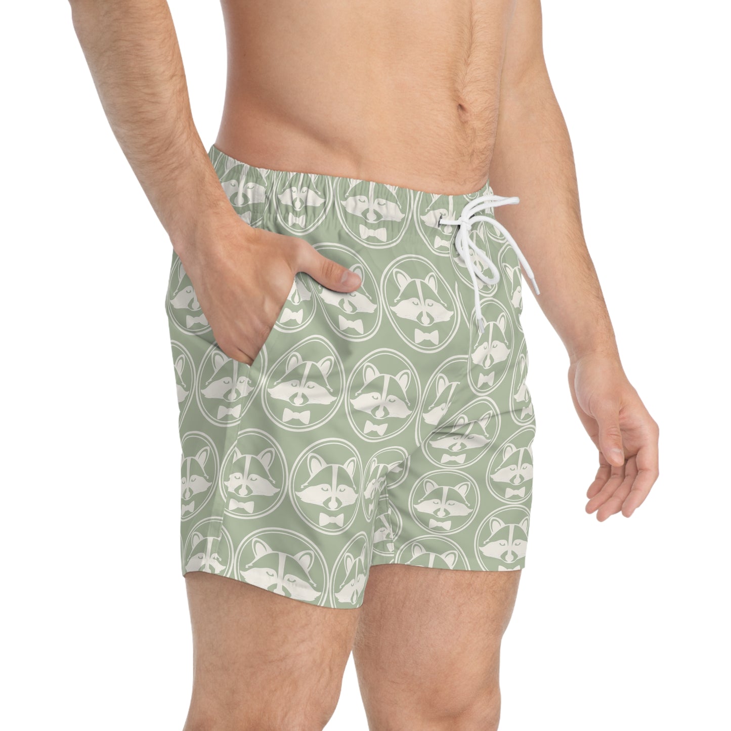 Dapper & Dangerous Swim Trunks - Sage