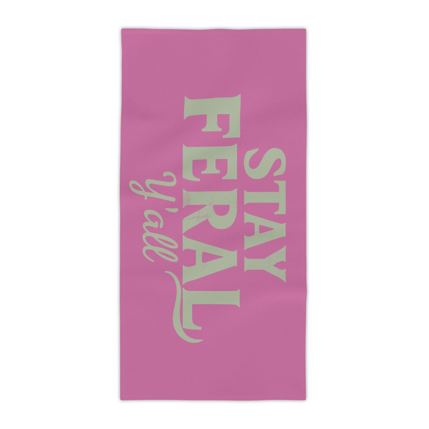 Feral State of Mind Beach Towel